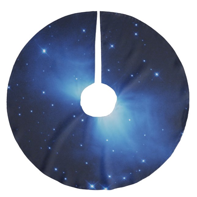 Saia Para Árvore De Natal De Poliéster Nebulosa do Boomerang no espaço NASA (Frente)