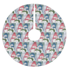 SAIA PARA ÁRVORE DE NATAL DE POLIÉSTER NEVE