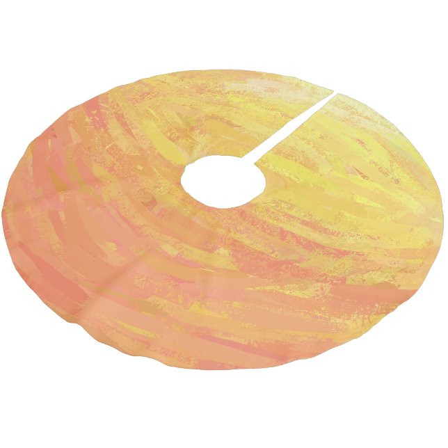 Saia Para Árvore De Natal De Poliéster Olho De Dragões (Inclinado)