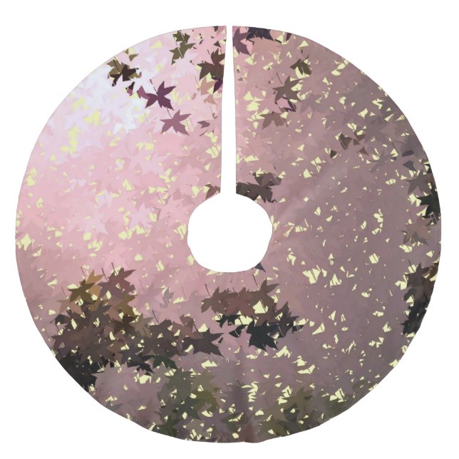 SAIA PARA ÁRVORE DE NATAL DE POLIÉSTER OUTONO (Frente)