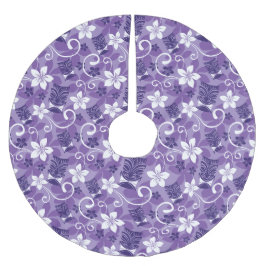 SAIA PARA ÁRVORE DE NATAL DE POLIÉSTER PADRÃO DE LUAU TIKI (ROLO)