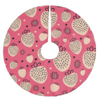 Padrão de morango cor-de-rosa: design doce sem cos