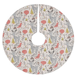 Saia Para Árvore De Natal De Poliéster Padrão de Natal