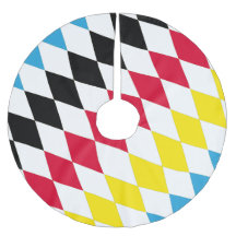 Padrão de Sinalizador de Diamante Baviera Azul Ama