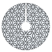 Padrão geométrico branco preto e prateado