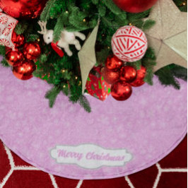 Saia Para Árvore De Natal De Poliéster Padrão Personalizado de Dormência de Natal de Dood