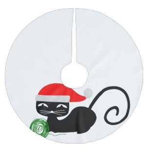 Saia Para Árvore De Natal De Poliéster papais noeis do xmas saia da árvore de natal