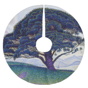 Saia Para Árvore De Natal De Poliéster Paul Signac - O Pinheiro Bonaventure