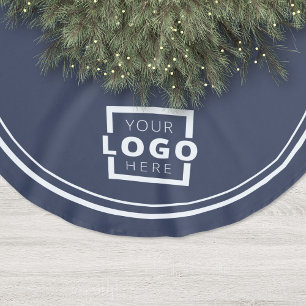 Saia Para Árvore De Natal De Poliéster Personalizar logotipo comercial Natal Elegante Cor