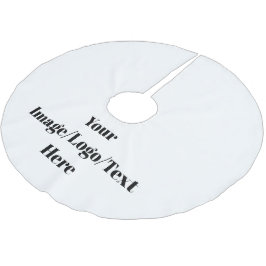 Saia Para Árvore De Natal De Poliéster Personalizar ou personalizar