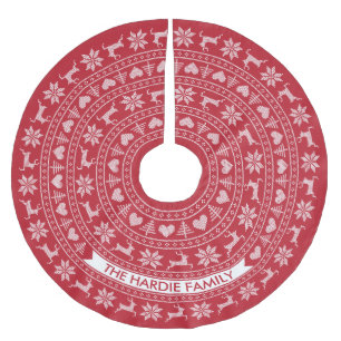 Saia Para Árvore De Natal De Poliéster Picareta nórdica personalizada da camisola sua