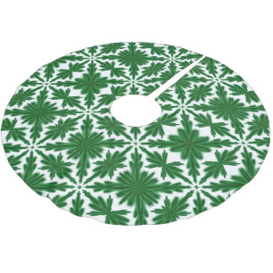 Saia Para Árvore De Natal De Poliéster Pine Mandala Tree Skirt