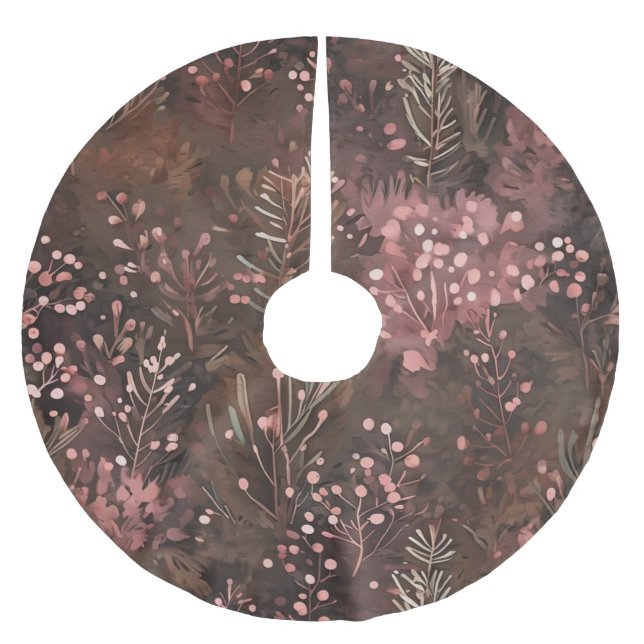 Saia Para Árvore De Natal De Poliéster Pinheiros Pinheiros Pintonosos Pintonizados Precif (Frente)