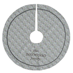 Saia Para Árvore De Natal De Poliéster Pontos Pastel da textura do granito da rocha da