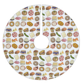 Saia Para Árvore De Natal De Poliéster Pratos judeus tradicionais Cozinhar cozinha Comida