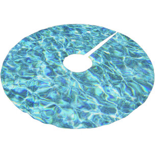 Saia Para Árvore De Natal De Poliéster Queda de água de imersão