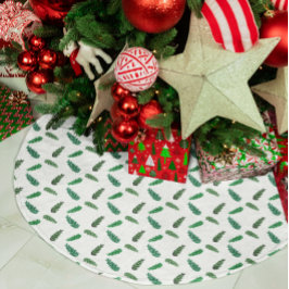 Saia Para Árvore De Natal De Poliéster Ramais de Árvores de Pinheiros do Woodland