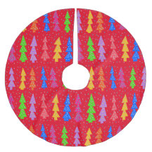 Red Christmas Tree Pop Art