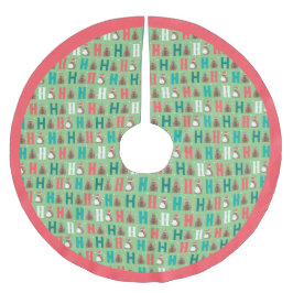 Saia Para Árvore De Natal De Poliéster Sage Green Ho Ho Armadillo