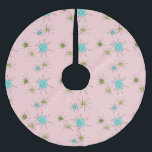 Saia Para Árvore De Natal De Poliéster Saia atômica icónica cor-de-rosa da árvore de<br><div class="desc">Este teste padrão atômico icónico cor-de-rosa da saia da árvore de Starbursts caracteriza starbursts atômicos icónicos. Isso é direito! A velha escola, primeira senhora Cor-de-rosa coloriu o fundo com salpicos do ouro é o contexto perfeito para a turquesa vibrante, o aipo reconfortante, e os círculos coloridos do verde kitschy da...</div>