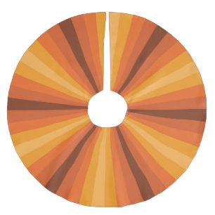 Saia Para Árvore De Natal De Poliéster Saia da árvore alaranjada de ilusão óptica