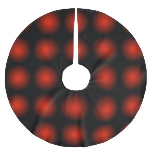 Saia Para Árvore De Natal De Poliéster Saia da árvore dos pretos vermelhos