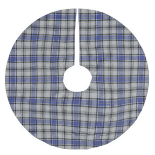 Saia Para Árvore De Natal De Poliéster Saia escocesa da árvore de Natal do Tartan de