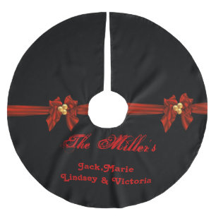 Saia Para Árvore De Natal De Poliéster Saia personalizada da árvore de Natal