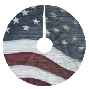 Saia Para Árvore De Natal De Poliéster Saia referente à cultura norte-americana rústica