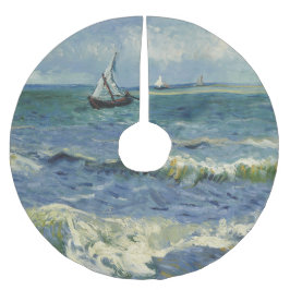 Saia Para Árvore De Natal De Poliéster Saintes-Maries-de-la-Mer de Les do Seascape por