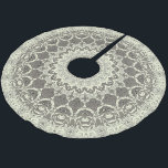 Saia Para Árvore De Natal De Poliéster Sandy Beige Boho Beach Mandala<br><div class="desc">Eu chamo esta design: Luz do sol na areia</div>