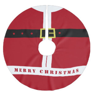 Saia Para Árvore De Natal De Poliéster Santa Claus Engraçado Camisa De Natal