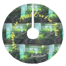 Saia Para Árvore De Natal De Poliéster São Ariel PANDA Saio de arvore