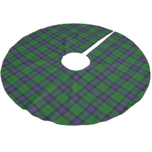 Saia Para Árvore De Natal De Poliéster Scottish Clan Armstrong Tartan