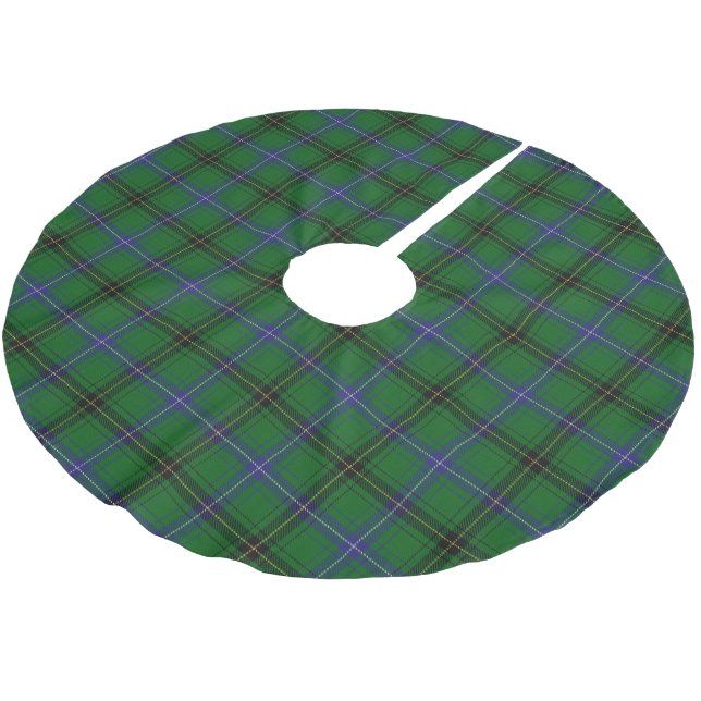 Saia Para Árvore De Natal De Poliéster Scottish Clan Henderson Tartan (Inclinado)