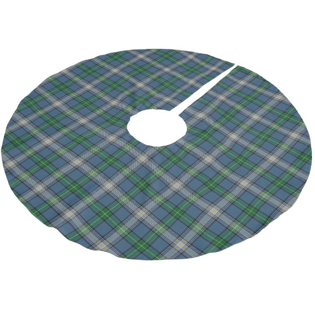Saia Para Árvore De Natal De Poliéster Scottish Clan MacDowall Tartan (Inclinado)