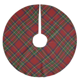 Saia Para Árvore De Natal De Poliéster Scottish Royal Stewart Tartan