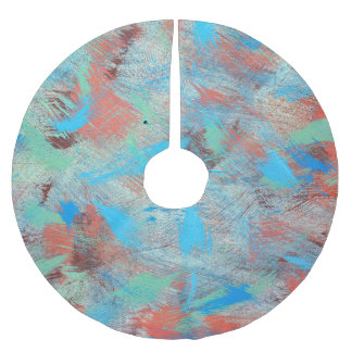 Saia Para Árvore De Natal De Poliéster Série colorida: textura de fundo abstrato.