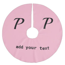 Saia Para Árvore De Natal De Poliéster simples e mínimo adicione seus pincéis de fotos mo