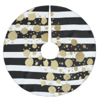 Splatter Dourado da pintura do falso em listras