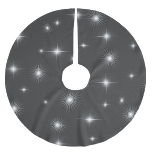 Saia Para Árvore De Natal De Poliéster Starry Night Elegant
