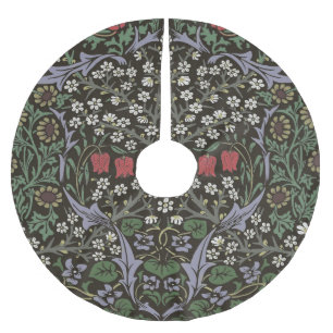 Saia Para Árvore De Natal De Poliéster Tapeçaria Floral William Morris Blackthorn