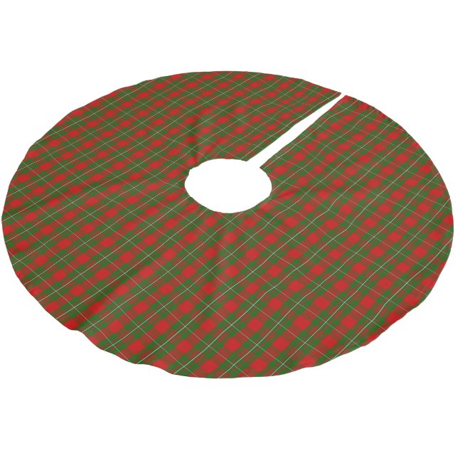 Saia Para Árvore De Natal De Poliéster Tartan de MacGregor do clã (Inclinado)