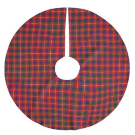Saia Para Árvore De Natal De Poliéster Tartan do clã Fraser