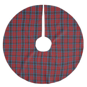 Saia Para Árvore De Natal De Poliéster Tartan do Clã MacTavish