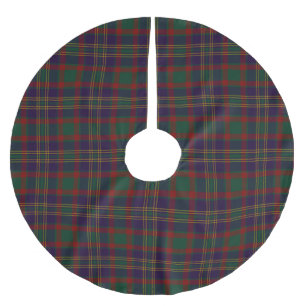 Saia Para Árvore De Natal De Poliéster Tartan do irlandês do condado da cortiça