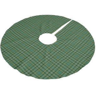Saia Para Árvore De Natal De Poliéster Tartan escocês de Currie do clã