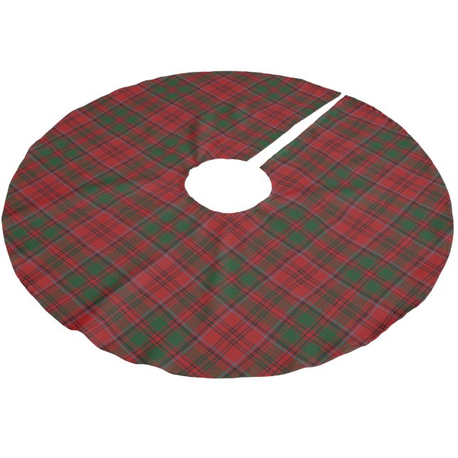 Saia Para Árvore De Natal De Poliéster Tartan escocês de Grant do clã (Inclinado)