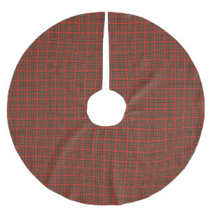Saia Para Árvore De Natal De Poliéster Tartan Royal Stewart Plaid Clã Escocês