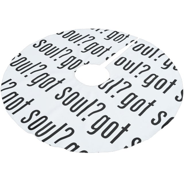 Saia Para Árvore De Natal De Poliéster tem alma? (Inclinado)